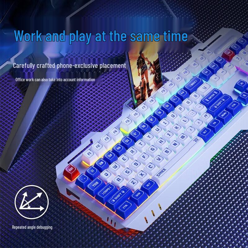 EWEADN GX90 Wired Gaming Membrane Keyboard