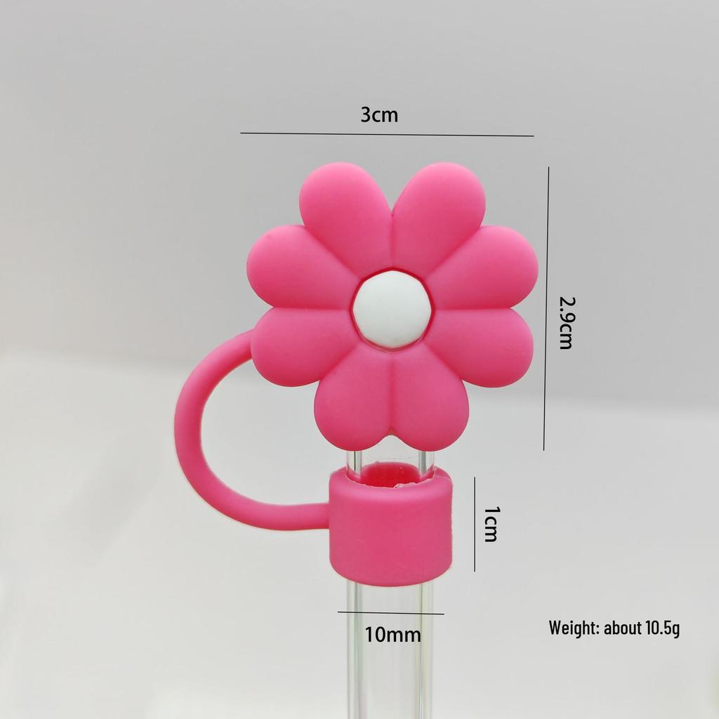 Stanley 40oz Ice Cup Flower Straw with 10mm Dust Cap