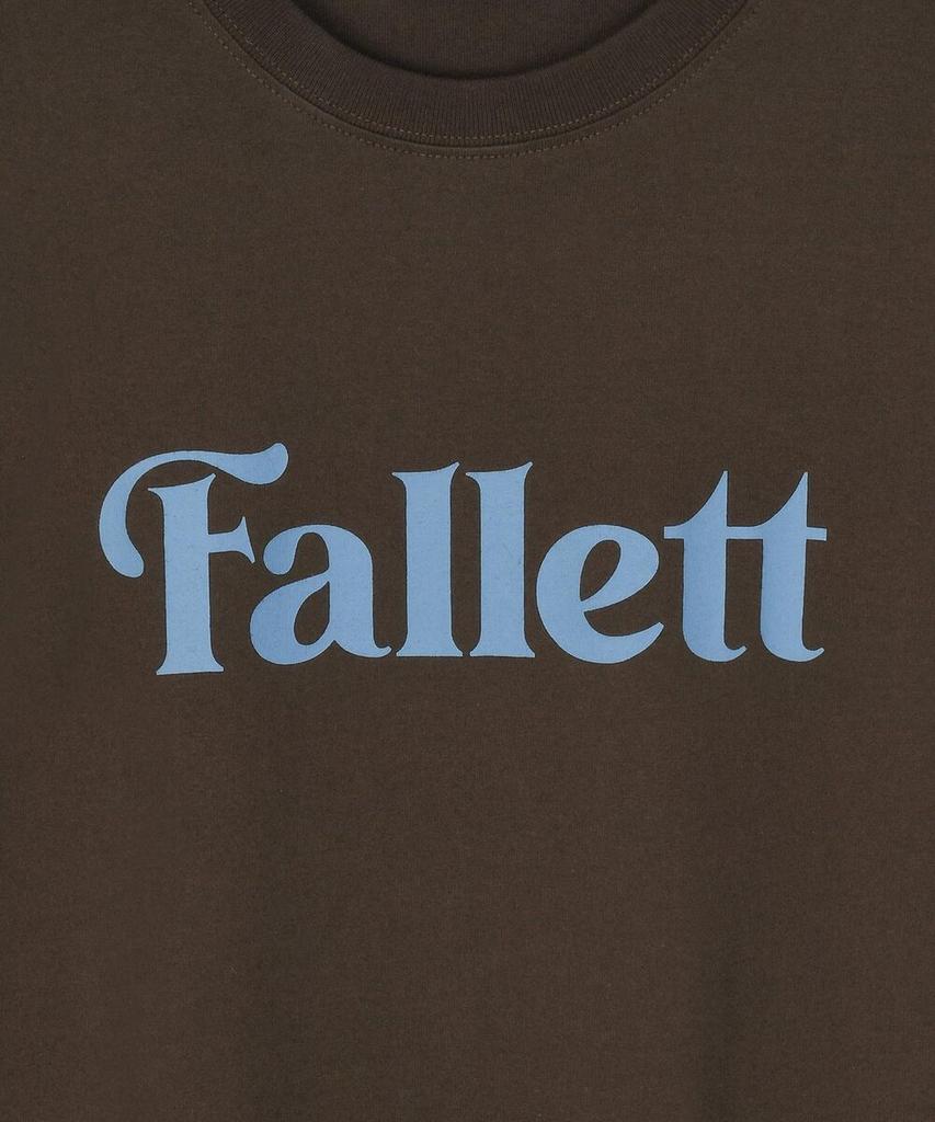 FALLETT Story Logo Essential Short Sleeve Tee Brown
