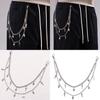 Metal Skull Cross Pendant Hip Hop Belt Chain For Men And Women