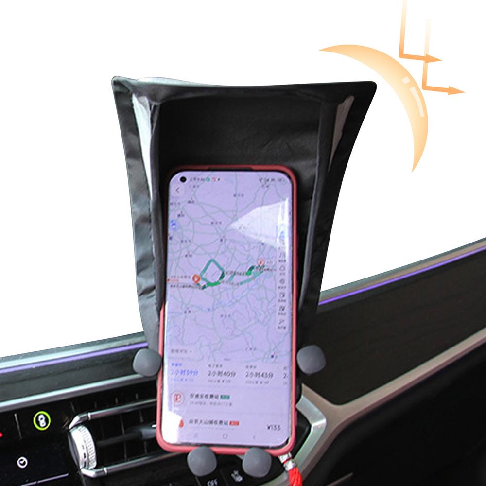 Cell Phones Phone Umbrella Sun Shade Glare Blocking Phone Stand For Vehicle Dashboard Accessories Cell Phone Sun Shield