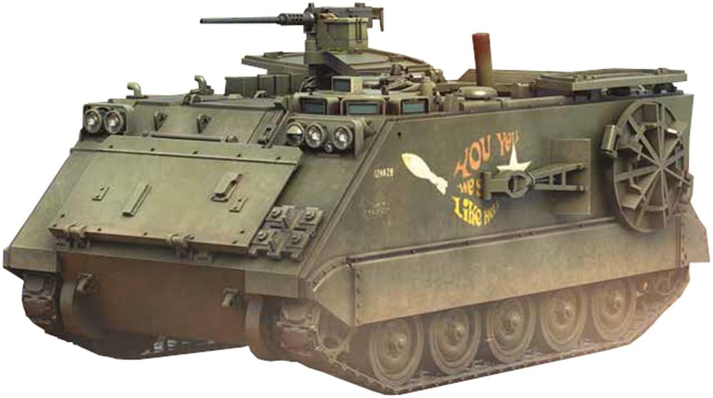 

RUBICON MODELS 1/56 M106A1 Self-Propelled Mortar and M30 Mortar Crew Plastic Model Kit RB0135