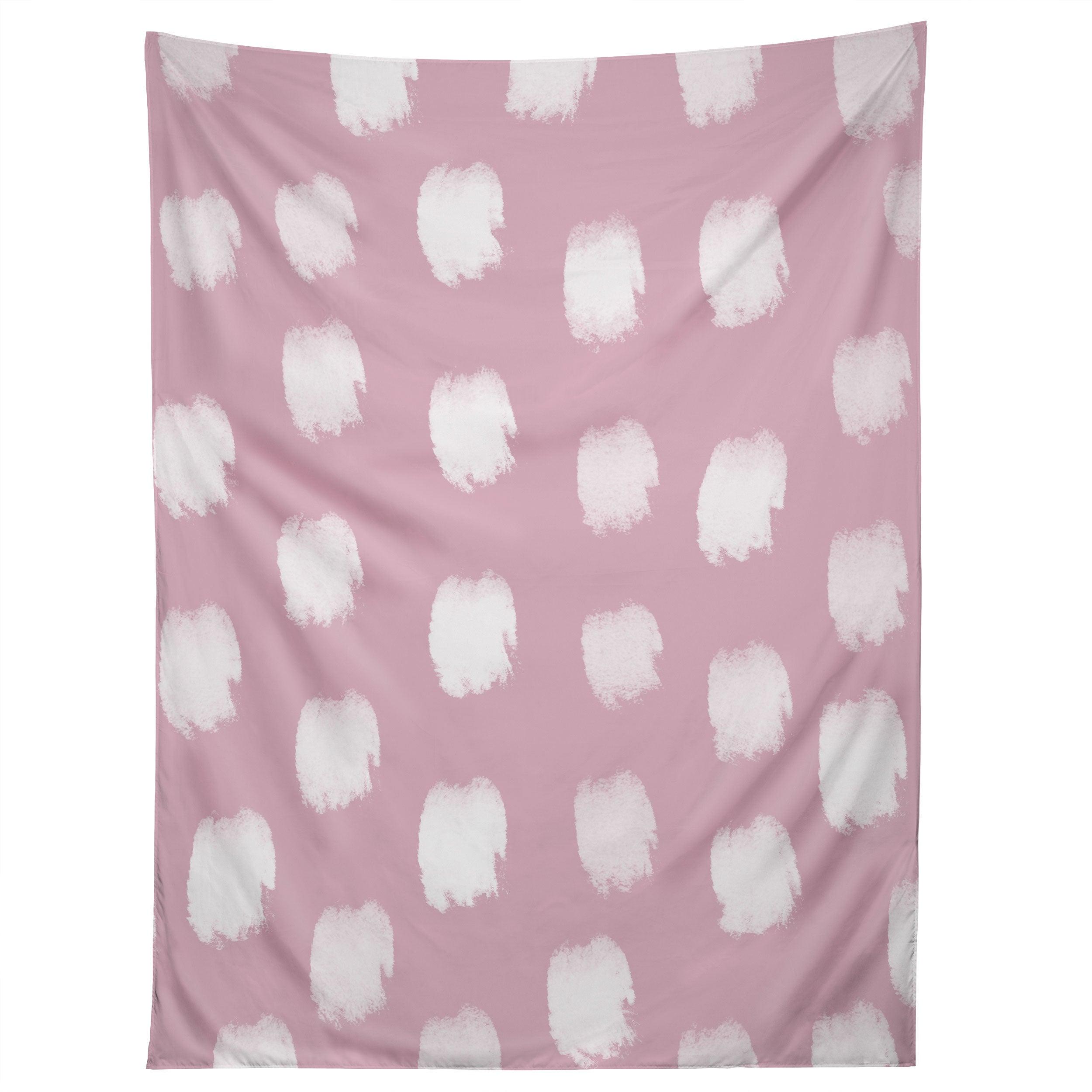 MAUVE BRUSH STROKES tapestry 75x100
