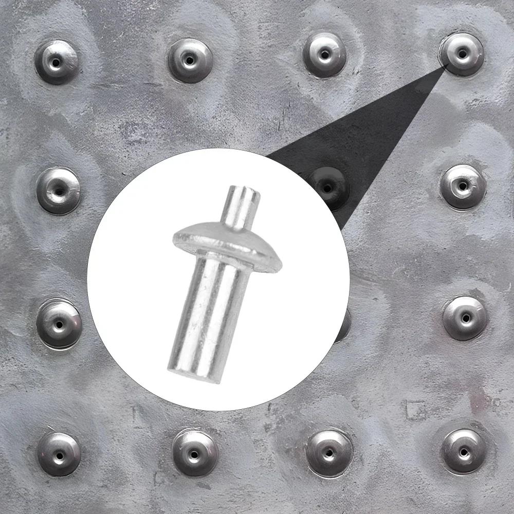 Aluminum Core Rivets Hammer Drive Expansion Nails Round Head Percussion Tapping Screws Fixing Nail Home Furniture Screw Fastener