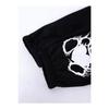 Women's Black Teddy Bear Printed Jogger Sweatpants