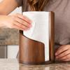 Holz Küchenpapier-Spenderständer Küchenpapierhalter Holz Runde Basis Arbeitsplatte Holz Küchenpapierständer Für Badezimmer Küche