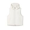 Milano Series Warm Comfortable Versatile Casual Vest Women Vest Ceramic-White F11W515901FIV