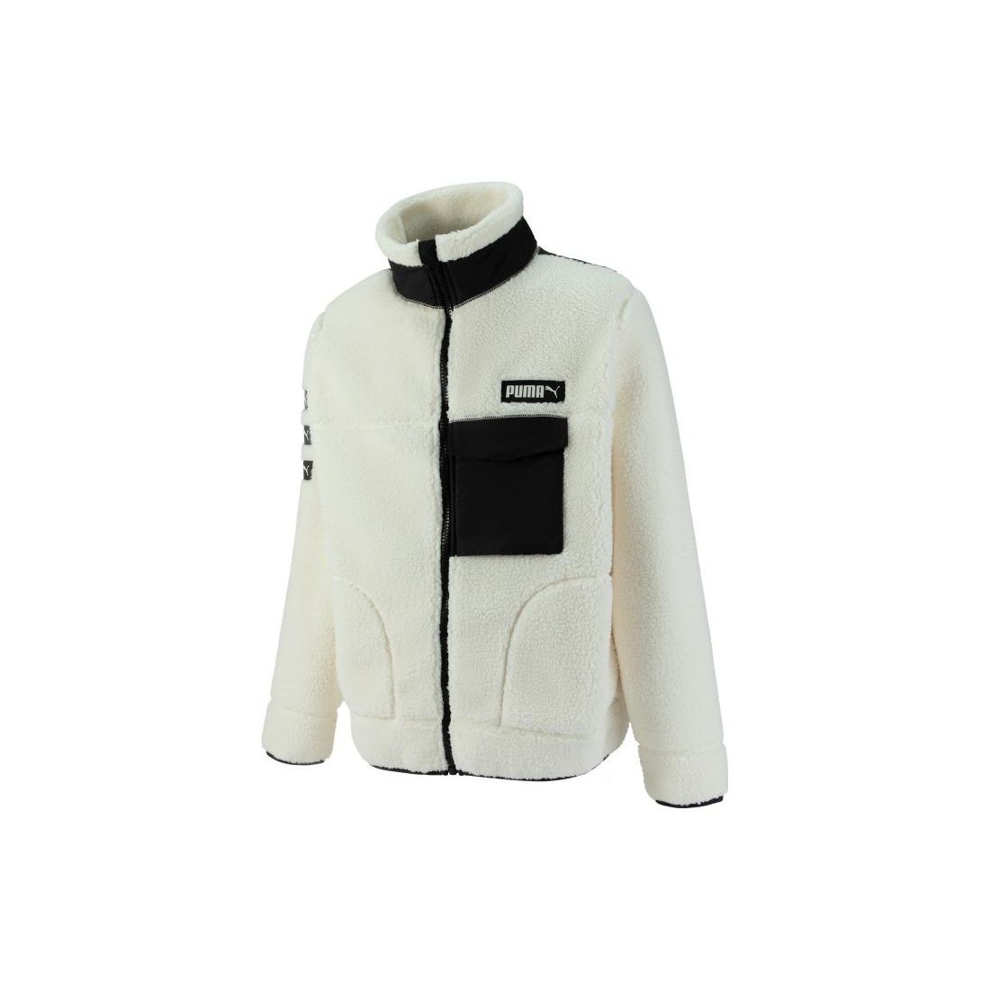 PUMA Men s Fleece Sherpa Full-Zip Jacket 539707-65 M