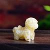 Resin Animal Ornament With Water Crystal Fill For Office Desk And Wealth Enhancement