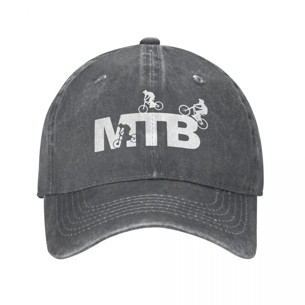 2026 2022 New Spring Autumn Women Men MTB Cycling Logo Baseball Cap Funny Mountain Biker Bike Hip Hop Sun Hat Sport Denim Casque