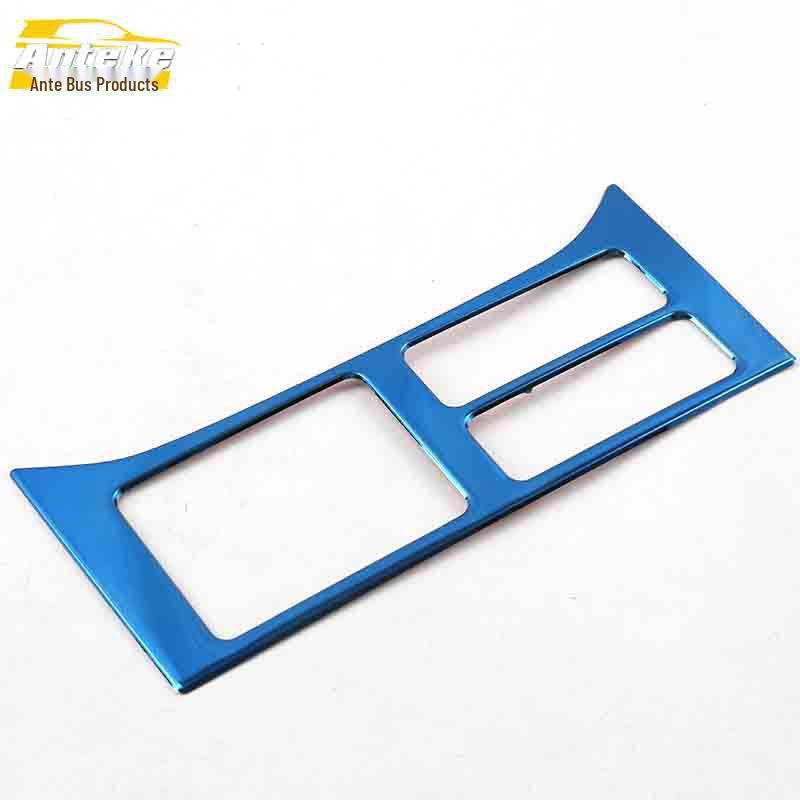 GS8 Gear Shift Seat Heating Button Decorative Stainless Steel Sticker Accessory