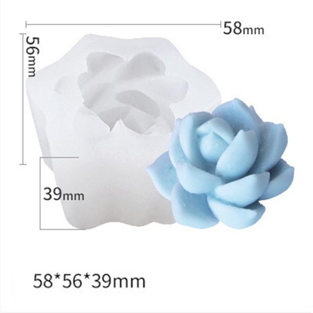 Fleischige flüssige Silikonform, dreidimensionale Aromatherapie-Kerzenform, DIY handgemachte Seife, Epoxidform, Kuchenform, Backgeräte