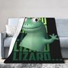 Weirdcore Tom Eidechse Eidechse Eidechse Strickdecke Hoppers Plüschdecke Heim Sofa Bedruckte Leichte Tagesdecke,