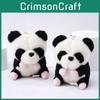 Entzückender Plüsch-Panda-Schlüsselanhänger Niedliches Panda-Stofftier-Spielzeug für Rucksack und Taschen