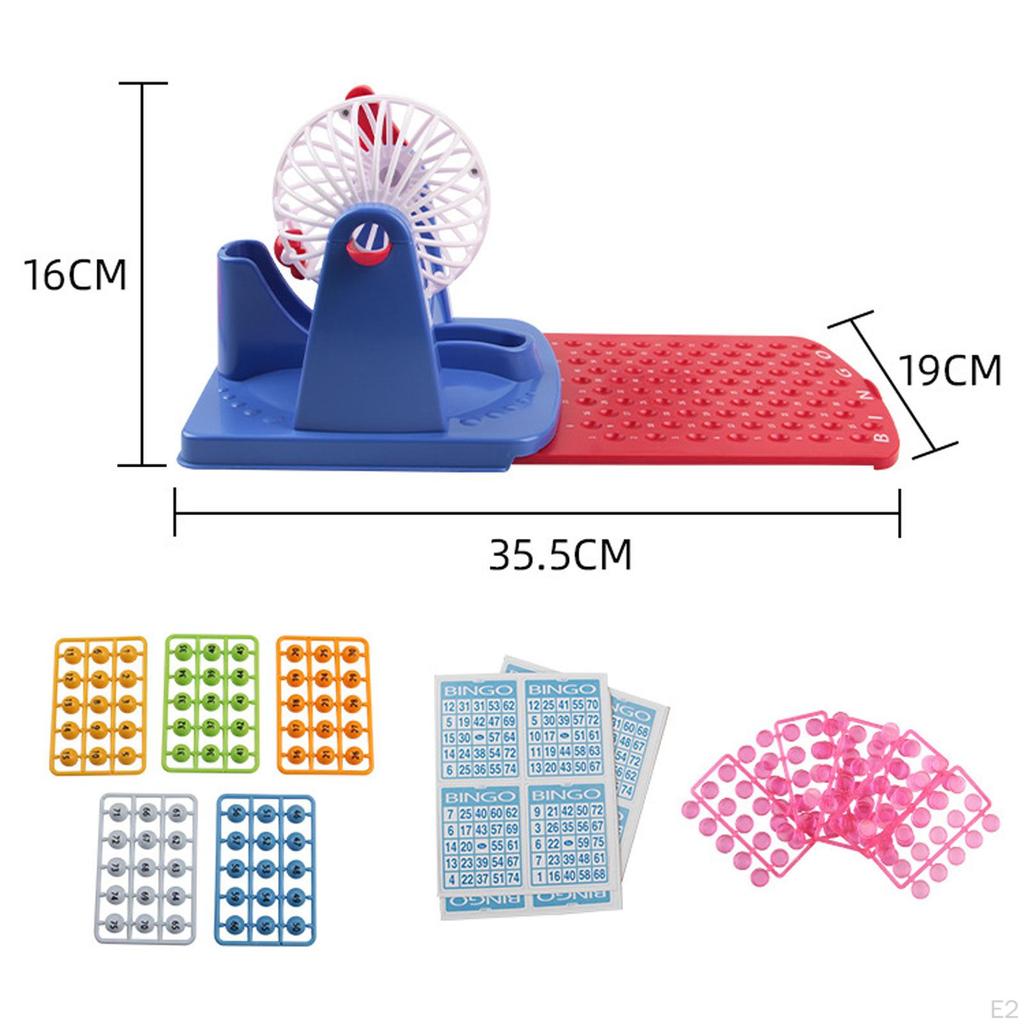 Traditional Bingo Game, Ball Machine Toy for Home Festivals Kids Group