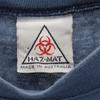 HAZ-MAT Print Kurzarm T-Shirt M Marineblau System Herren Gebraucht