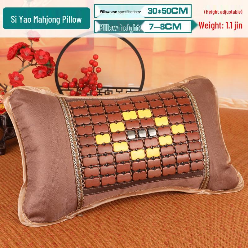 2026 Ice Silk Cooling Pillow: Summer Bamboo Neck Protection Mat with Free Shipping