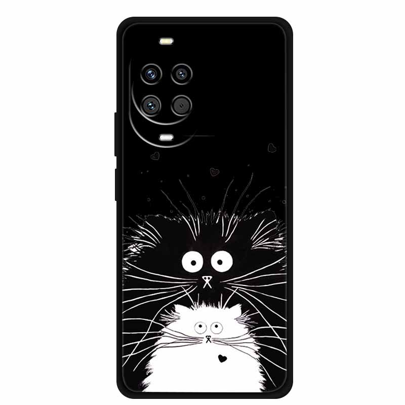 Phone Case For Huawei nova 14 Soft TPU Back Case For nova14 Pro Ultra Cute Cats Cartoon Casing Fashion Painted Cover Bumper Para