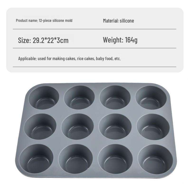 High-Temperature Resistant Silicone Cake Mold for DIY Baking and Steaming