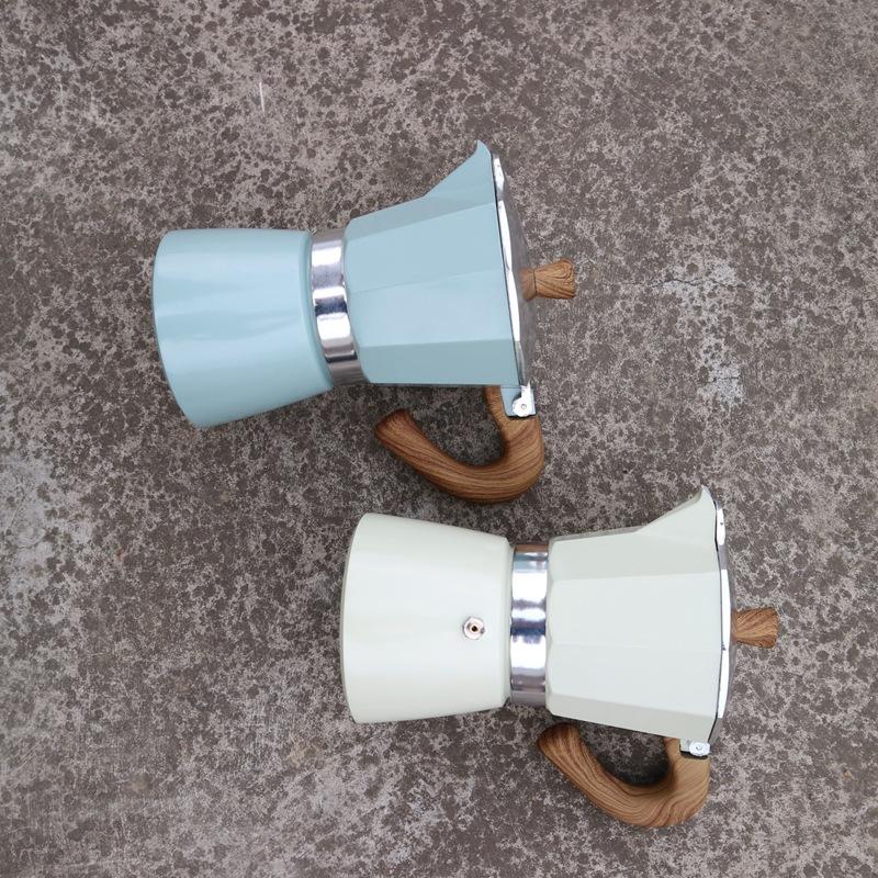 Coffee Pot Explosive Mocha Pot Coffee Pot Set Thickened European-style Octagonal Pot Coffee Tool