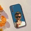 Funda de Teléfono del Actor Jonathan B-Bailey Para Samsung Galaxy A73,A72,A71,A70,A53,A52,A51,Otros Funda Negra Suave