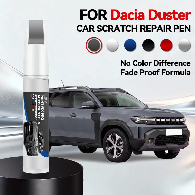 Car Paint Repair Pen For 2010-2025 Dacia Duster Paint Scratch Repair Accessories Black B20 Orange Red Blue Silver White