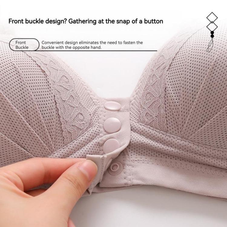 Large Size Breathable Adjustable Ladies Bra Push Up Beautiful Back Thin Section Without Steel Ring Breastfeeding Mom Underwear