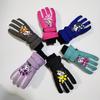 Gants de Ski pour Enfants Hiver Imperméables Motif Dessin Animé Mignon Gants de Neige Chauds pour Garçons Filles Enfants 5-10 Ans