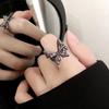 Niche Design Butterfly and Snake Rings: Stylish High-End Jewelry Set for Trendy Girls