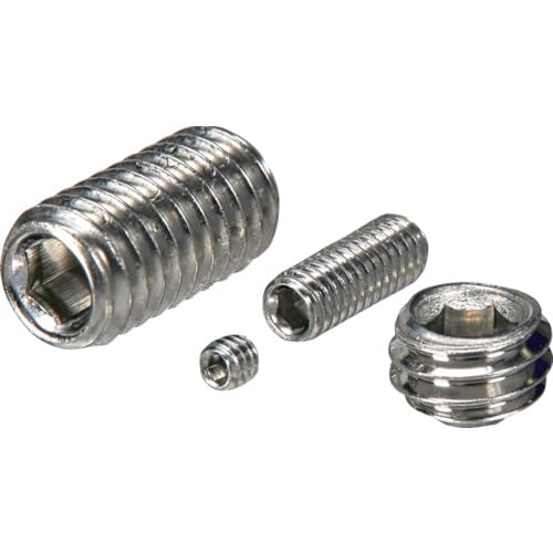 TRUSCO Hexagon Socket Set Screw Recessed Tip Stainless Steel M3 X 4 20 Pieces F001-00304