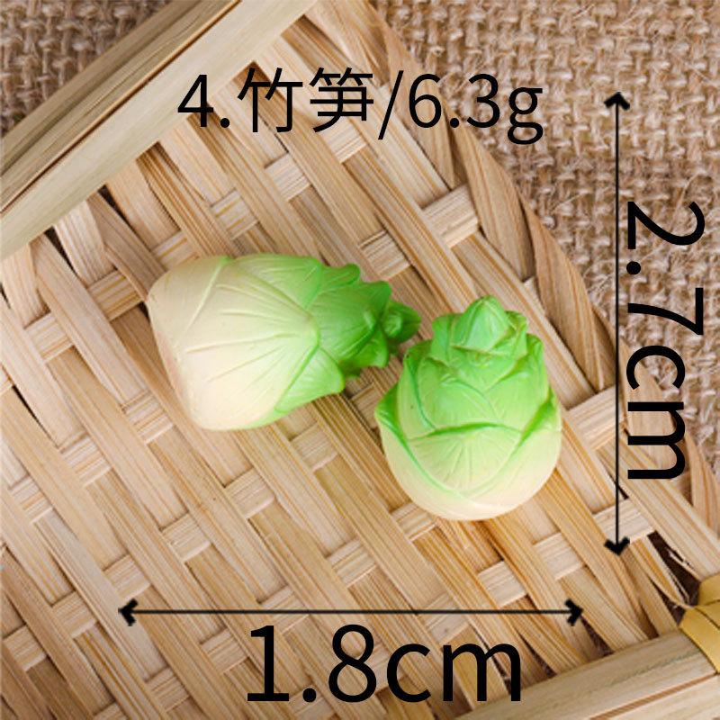 Creative Imitation of Real Food Play Vegetable Doll House Landscape Decoration Accessories Miniatures
