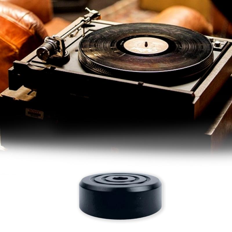 Aluminium Schallplattenadapter 45 U/min Plattenspieleradapter für 7-Zoll-Vinyls Stabilisiert und minimiert Exzentrizität