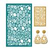 Bunnies Eggshell Silk Screen Stencils 6.3x4Inch for Clay Earrings Jewelry Making Washable Silk Screen Printing Stencils