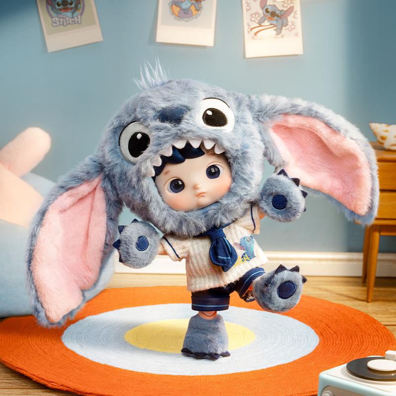 New POP MART Hacipupu Stitch 1/8 Action Figure Toy Trendy Figures PPMT-2505-0037