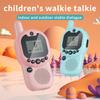 New 2 Pack Kids Walkie Talkies Toys Rechargeable Battery Walkie Talky 22 Channels 2 Way Radio 3KM Long Range for Children Gifts