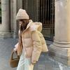 Giacca Cappotto Invernale Solido da Donna Capispalla con Cappuccio da Donna Parka Imbottito Spesso Cappotto Caldo da Donna Top