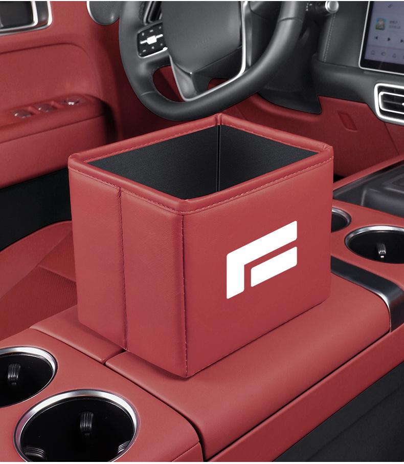 Jishi 01 Car Storage Box - Multi-functional Foldable Organizer & Trash Can
