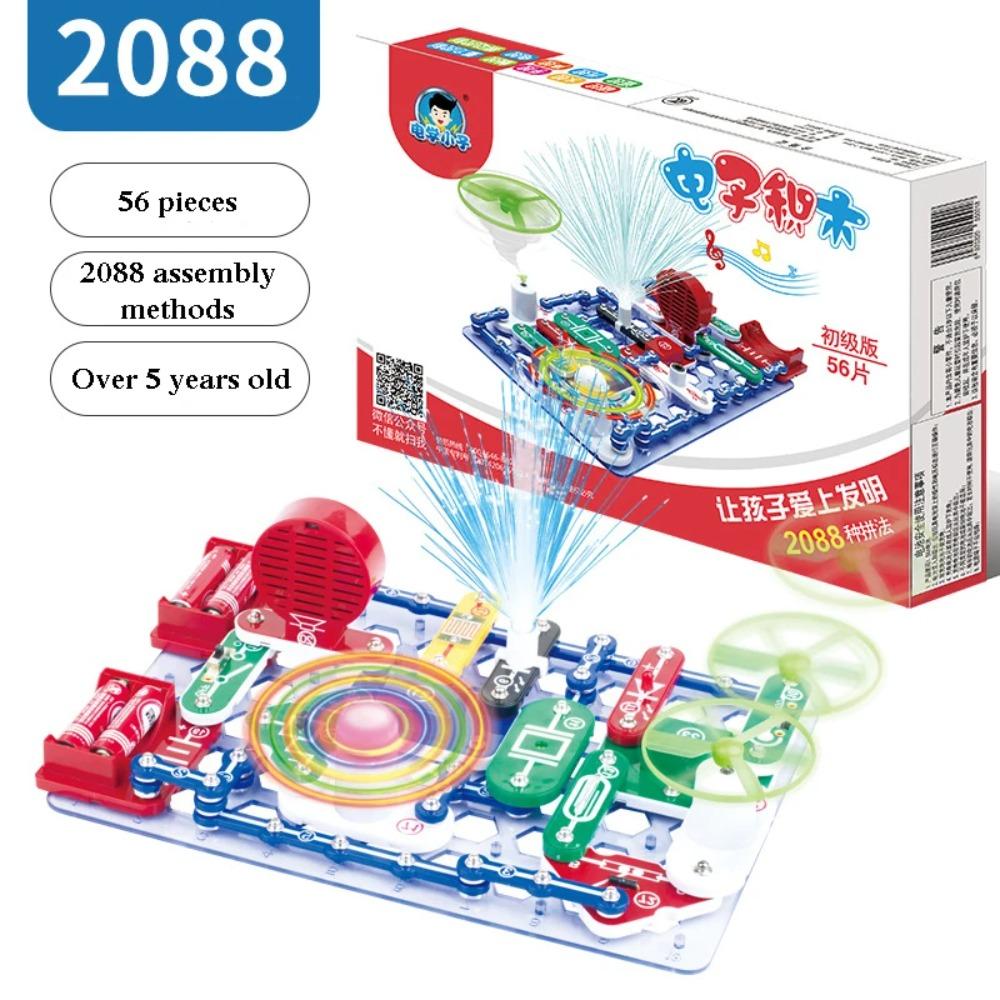 ANU Nuovo Circuito Blocco Elettronico Esperimento Scientifico Educativo Giocattoli Assemblati per Bambini Esplorazione Elettronica 8+