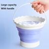 Foldable Water Bucket Essential For Fishing Camping Travel Collapsible Pail With Handle For Easy Storage Outdoor Use