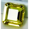 Natural Yellow Sapphire Loose Gemstone 7.65 Ct Faceted Square September Birthday Birthstone