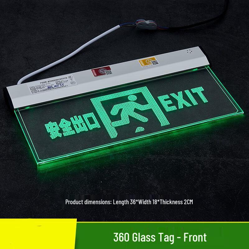 Emergency LED Safety Exit Suspended Sign