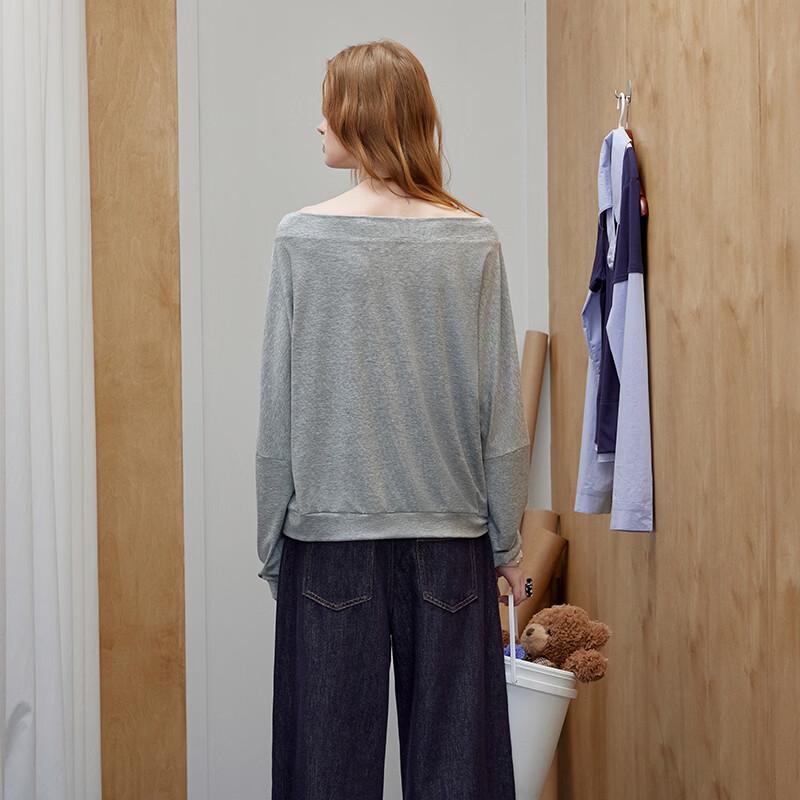 UNIFREE Sweet & Cool Off-Shoulder Loose T-Shirt