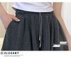 Women's Summer 2025 High-Waisted Wide-Leg Ballet Style Drawstring Shorts