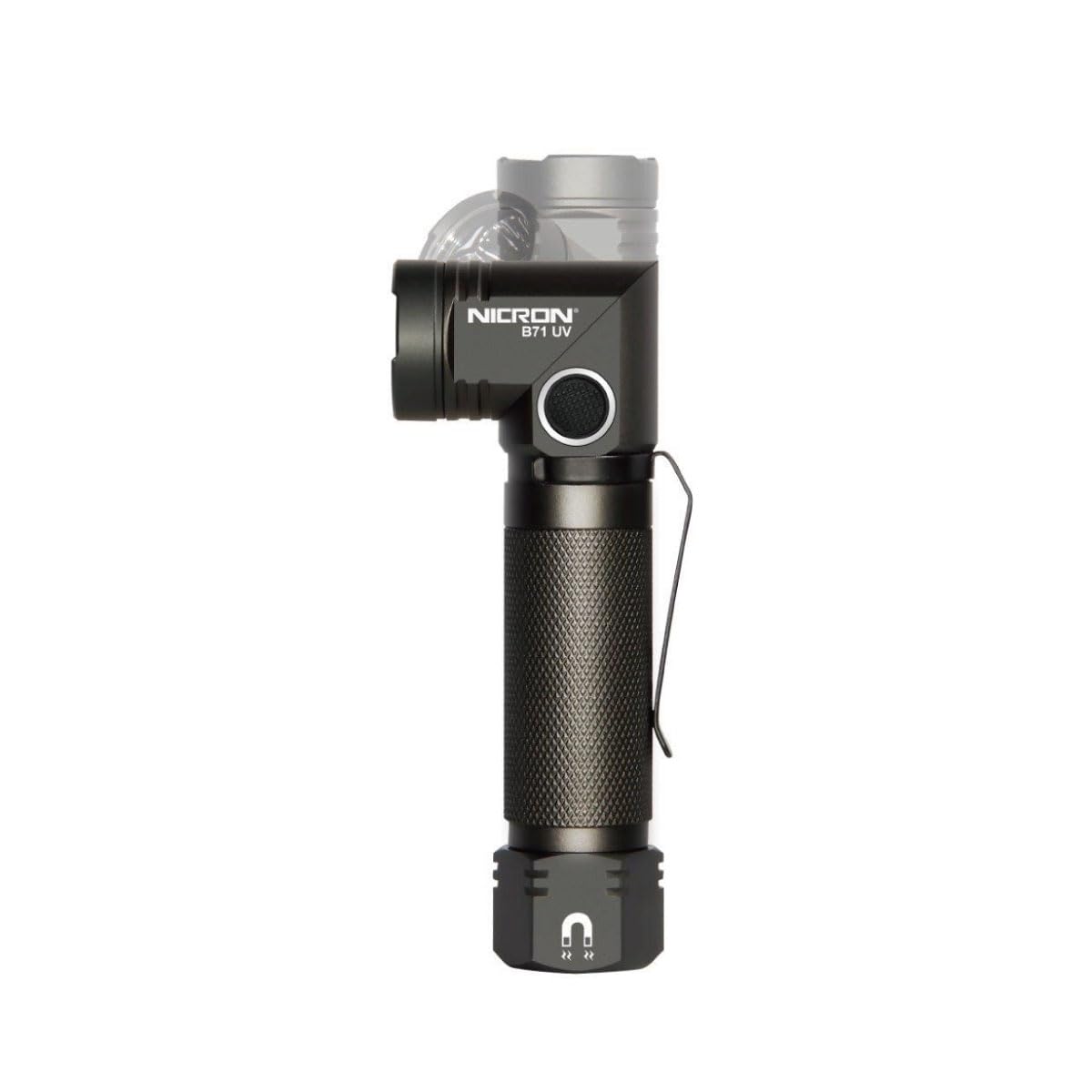 

Nicron B71 UV Blacklight with Swivel LED Handheld 1000LM Flashlight, чорний