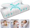 Memory Foam Pillow 2-in-1 Cervical Pillow Relaxes Cervical Spine Slow Rebound Neck Pillow Relieves Pain Sleep Bedding