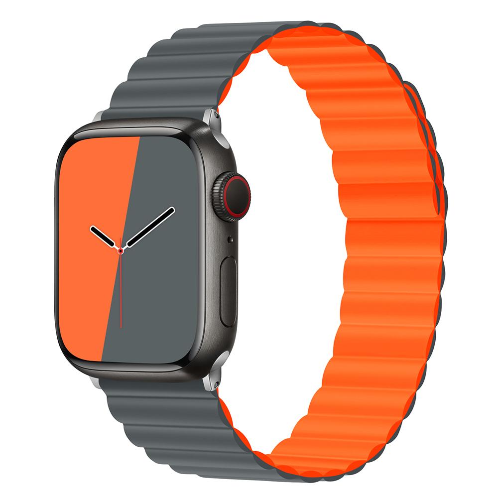 Einfaches MagnetverschlussbandFür Apple Watch Ultra 9 8 7 49mm 45mm 41mm Silikonband Für iWatch 6 5 4 SE 44mm 40mm 42mm