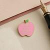 Yangyizhi Brooch Pin, Enamel Teacher-Themed Fruit Shape Lapel Lightweight Outfit Badge for Teachers Day Graduation