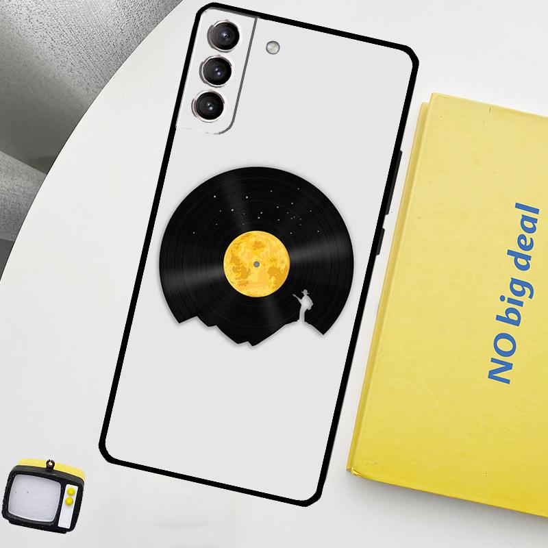 Vinyl DJ Record Art Phone Case For Samsung Galaxy S25 Ultra S21 S22 S23 S24 Ultra S9 S10 S20 Plus S25 FE Cover