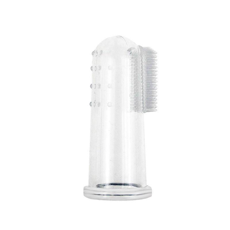 

Супермягкая зубная щетка для пальца питомца, щетка для собаки, средство для ухода за зубами от неприятного запаха и зубного камня, инструмент для чистки зубов собаки и кошки, силиконовый гель, товары для питомцев