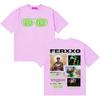 Ferxxo Reggaeton Pop Music Album 2025 Tshirt Unisex Women High Quality Summer T Shirt Teenagers Cotton Oversized Crewneck Tee Shirt